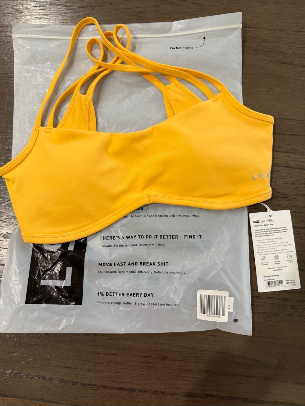 LSKD Interstellar sports bra